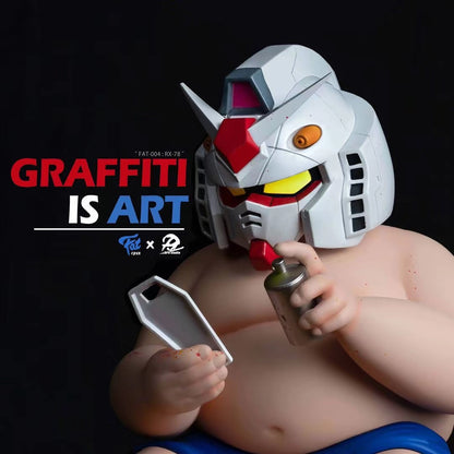 CPXX x DP9 Studio - Fatty Gundam Graffiti Artist | 胖祖 艺术家