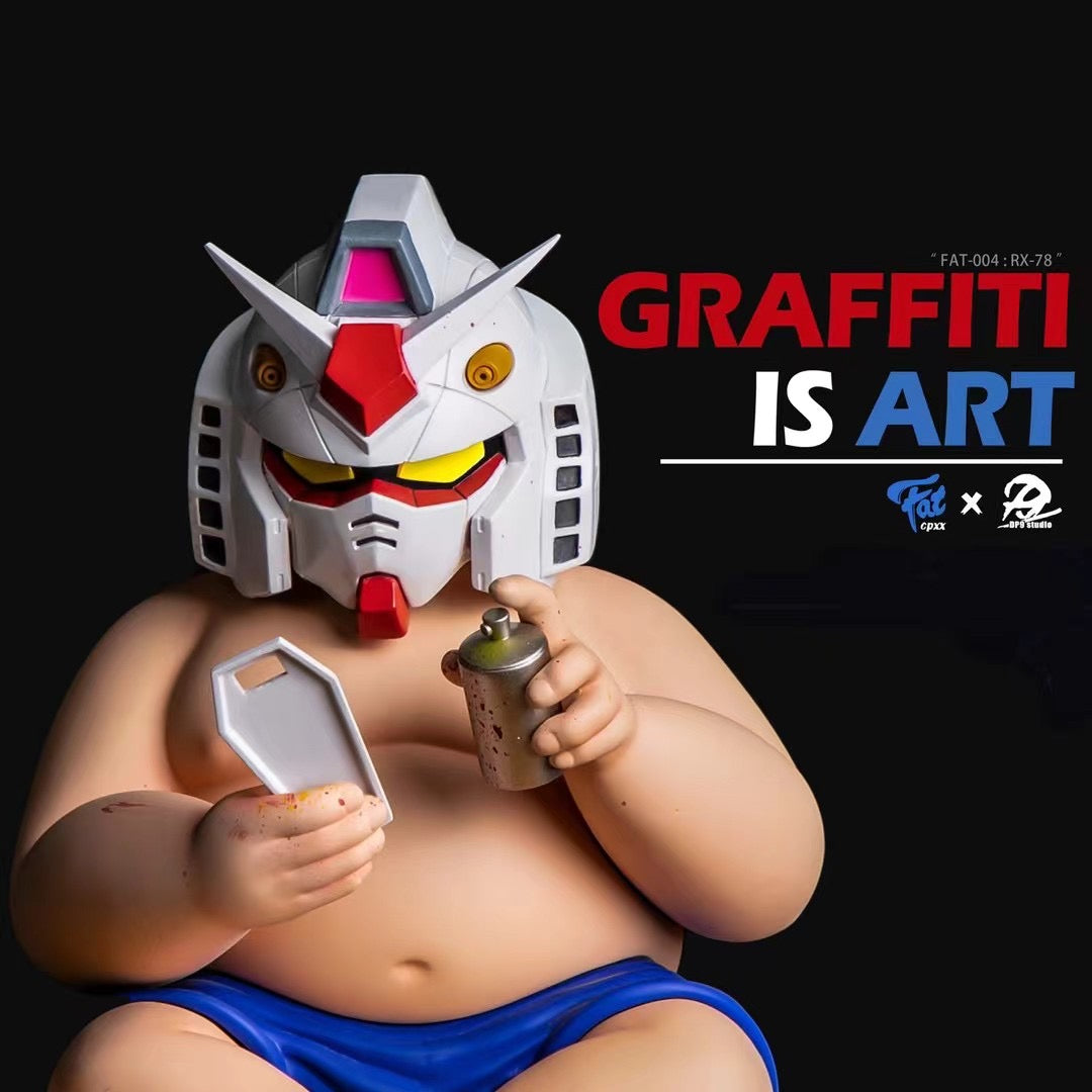 CPXX x DP9 Studio - Fatty Gundam Graffiti Artist | 胖祖 艺术家