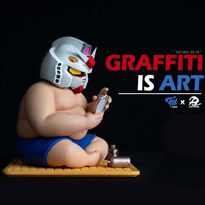 CPXX x DP9 Studio - Fatty Gundam Graffiti Artist | 胖祖 艺术家
