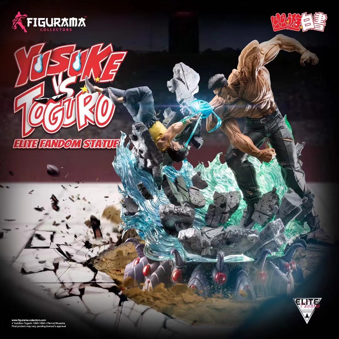 Figurama Studio - Licensed YuYu Hakusho Yusuke Urameshi VS Younger Toguro | 版权 幽游白书 浦饭幽助 VS 户愚吕