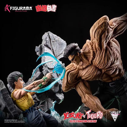 Figurama Studio - Licensed YuYu Hakusho Yusuke Urameshi VS Younger Toguro | 版权 幽游白书 浦饭幽助 VS 户愚吕