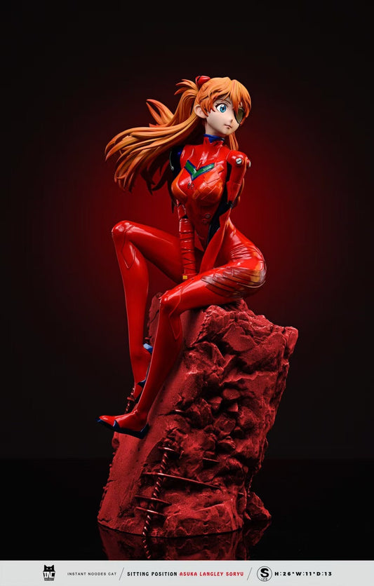 Instant Noodle Cat Studio - Sitting Pose Asuka Langley Soryu | 坐姿惩流·阿日香·朗灰色