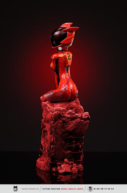 Instant Noodle Cat Studio - Sitting Pose Asuka Langley Soryu | 坐姿 惣流·明日香·兰格雷