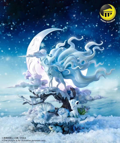 Moon Shadow Studio - Alolan Ninetales, Alolan Vulpix, Alolan Sandshrew, Snom | 冰九尾, 冰六尾, 穿山鼠, 雪吞虫