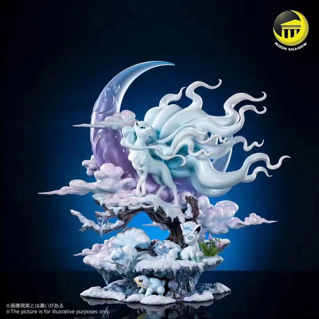 Moon Shadow Studio - Alolan Ninetales, Alolan Vulpix, Alolan Sandshrew, Snom | 冰九尾, 冰六尾, 穿山鼠, 雪吞虫