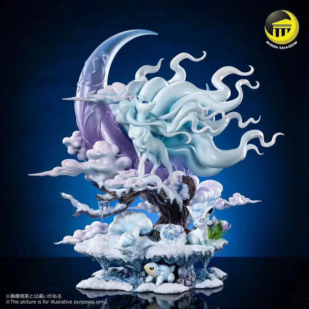 Moon Shadow Studio - Alolan Ninetales, Alolan Vulpix, Alolan Sandshrew, Snom | 冰九尾, 冰六尾, 穿山鼠, 雪吞虫