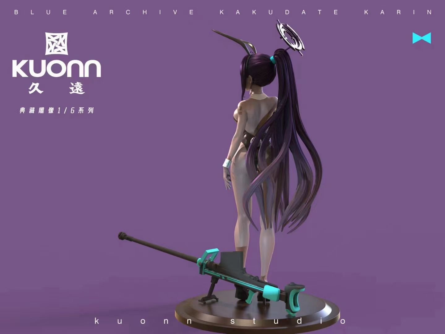 Kuonn x Zii.PROduction Studio - Blue Archive Kakudate Karin Bunny ver. | 蔚蓝档案 角楯花凛 兔女郎ver.