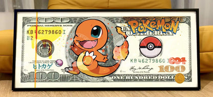 Starry Sky - Pokémon Dollar Bill | 宝可梦美金版画