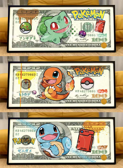 Starry Sky - Pokémon Dollar Bill | 宝可梦美金版画