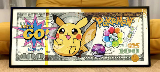 Starry Sky - Pokémon Dollar Bill | 宝可梦美金版画