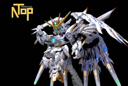 NoTop Studio - MGSD Wing Gundam Zero Custom Snow White Version with Shortened Twin Buster Rifle | MGSD飞翼零式高达白雪姬配色 & 矮星炮
