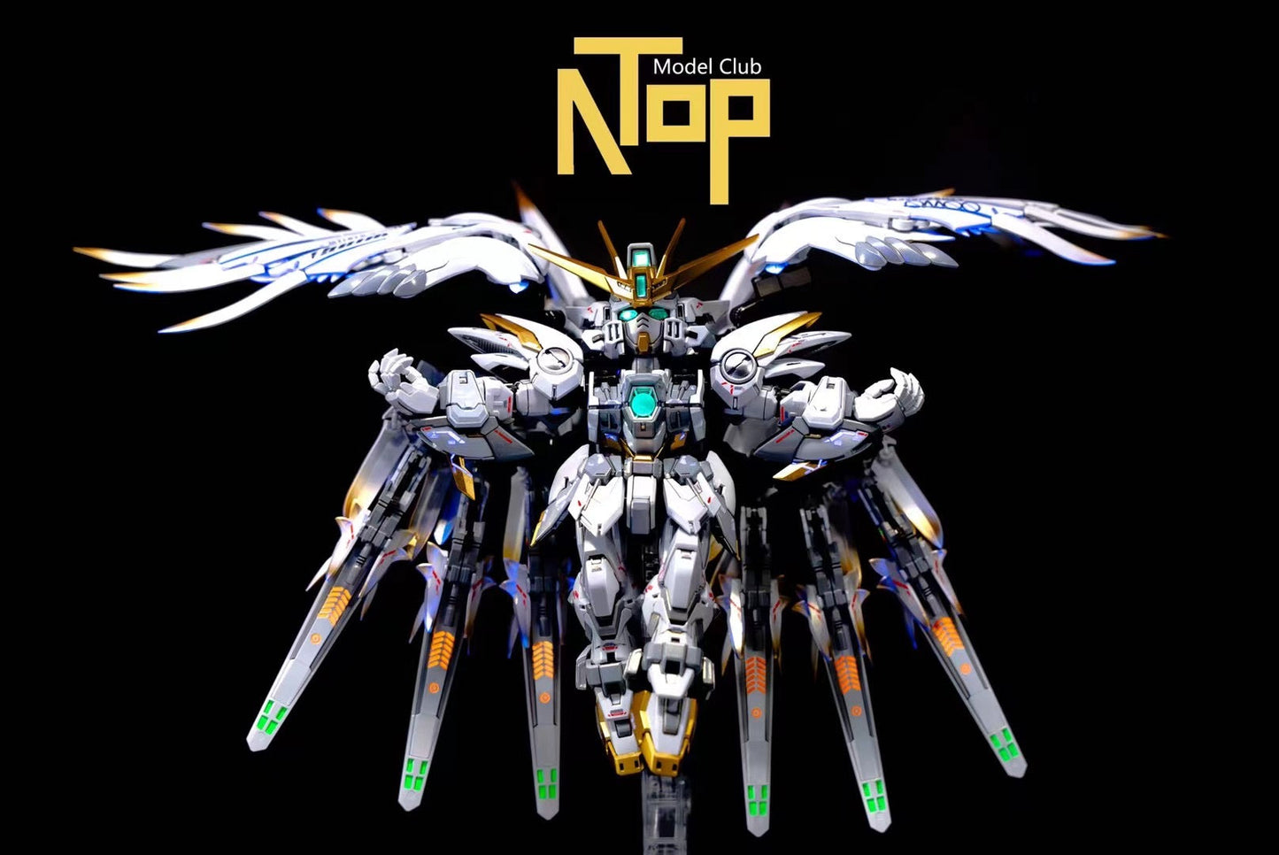 NoTop Studio - MGSD Wing Gundam Zero Custom Snow White Version with Shortened Twin Buster Rifle | MGSD飞翼零式高达白雪姬配色 & 矮星炮
