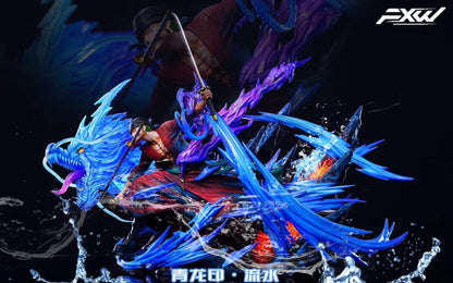 FXW Studio - Zoro Azure Dragon Seal Flowing Water | 索隆 青龙印 流水