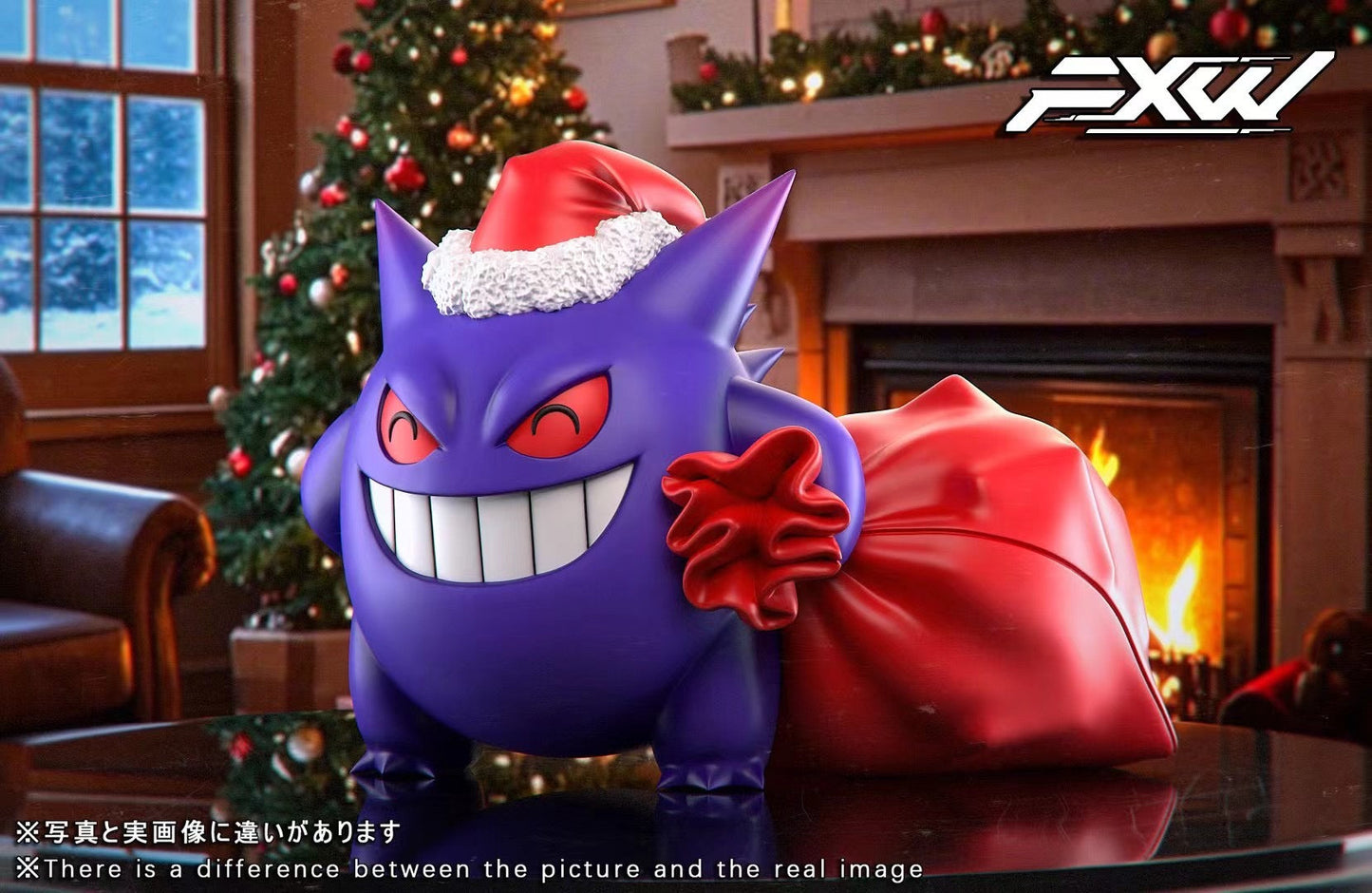 FXW Studio - Christmas Day Gengar & Slowpoke | 圣诞节 耿鬼 & 呆呆兽