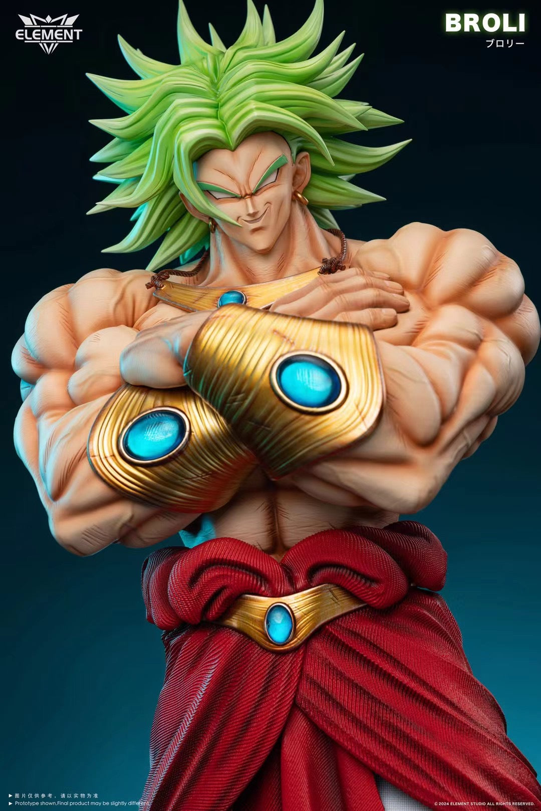 Element Studio - Original artwork classic arms crossed pose Broly | 原畫經典抱胸姿勢布羅利