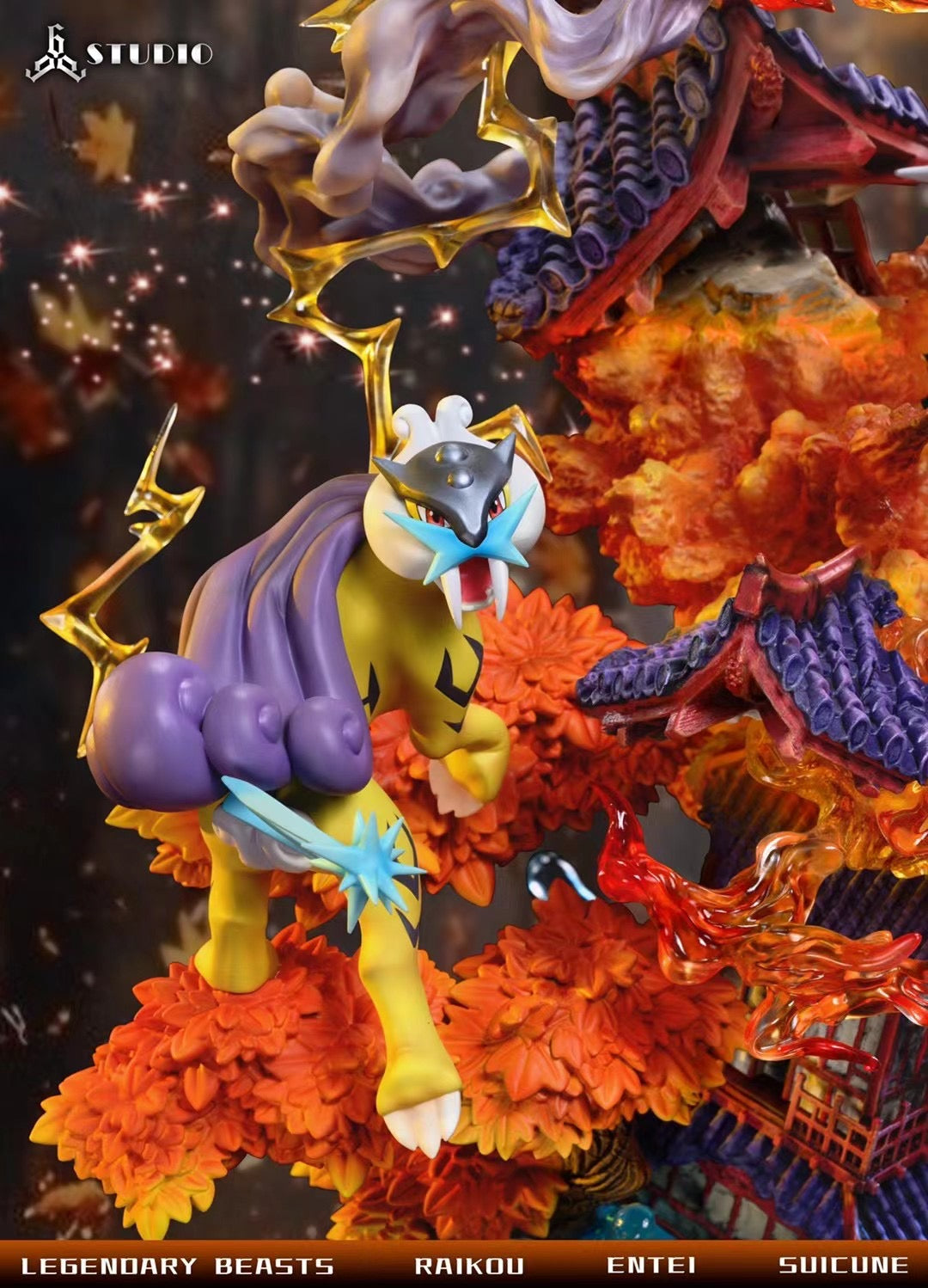 666 Studio - Raikou, Entei & Suicune | 雷公, 炎帝& 水君– Dreamy-gk