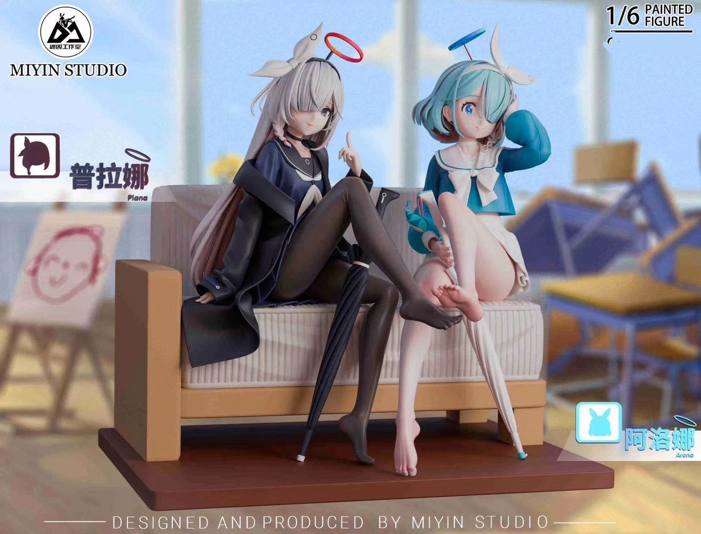 Mi Yin Studio - Blue Archive Arona & Piana | 碧蓝档案 阿洛娜 & 普拉娜