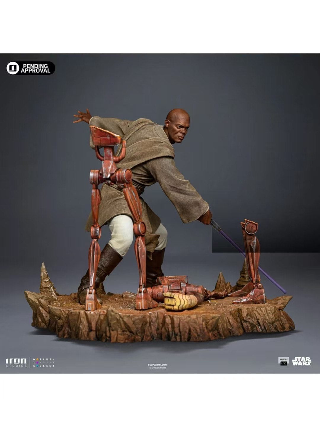 Iron Studio - Licensed Star Wars Mace Windu | 版权 星球大战 梅斯·温杜