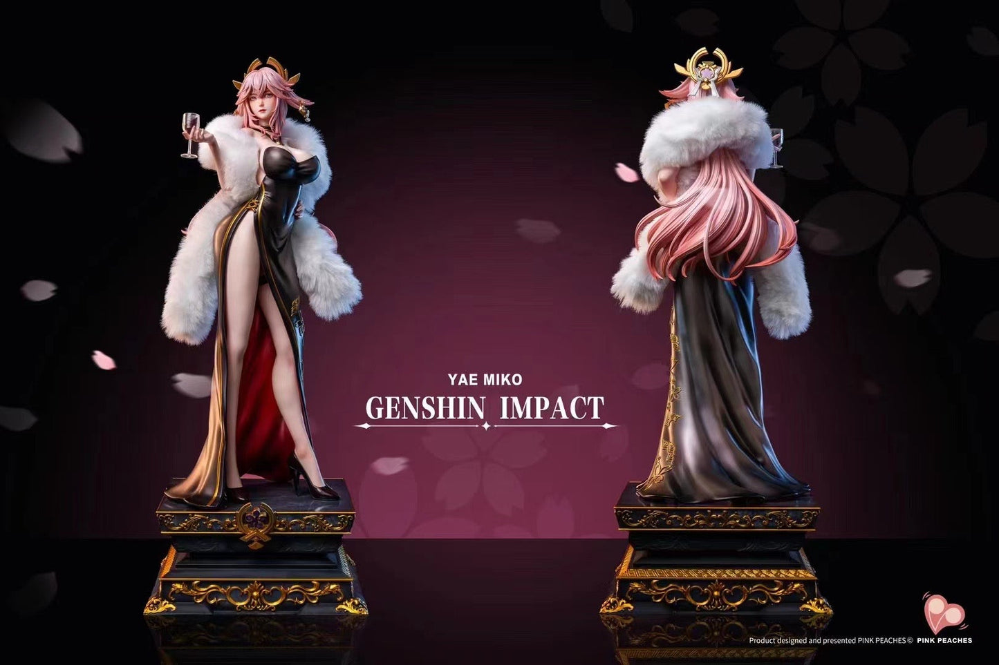 Pink Peaches Studio - Genshin Impact Yae Miko (Eveningwear Series) | 原神 八重神子 (礼服系列)