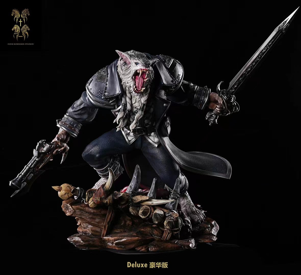 Four Horsemen Studio - World of Warcraft Wolf King Genn Greymane | 魔兽狼王 吉恩·格雷迈恩