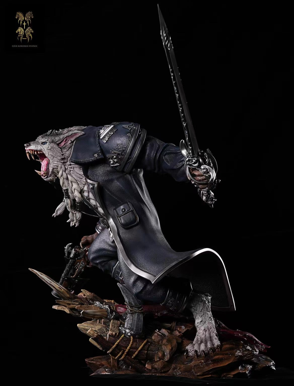Four Horsemen Studio - World of Warcraft Wolf King Genn Greymane | 魔兽狼王 吉恩·格雷迈恩