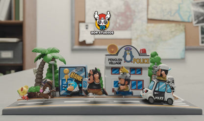 ZOR Studio - Running Penguin Village (Part 2) Bank & Police Station | 奔跑企鹅村(第二弹) 银行&警署