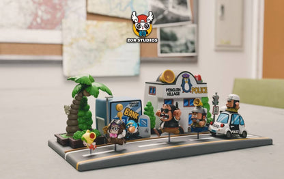 ZOR Studio - Running Penguin Village (Part 2) Bank & Police Station | 奔跑企鹅村(第二弹) 银行&警署