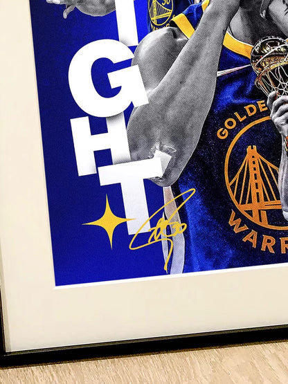 Starry Sky - NBA Stephen Curry (Decorative Art Painting) | NBA 斯蒂芬·库里 (装饰画)