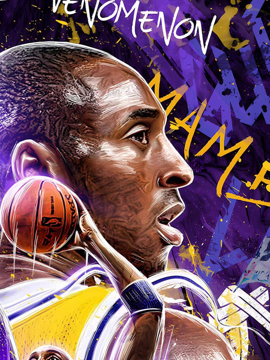 Starry Sky - NBA Kobe Bryant (Decorative Art Painting) | NBA 科比 布莱恩特 (装饰画)