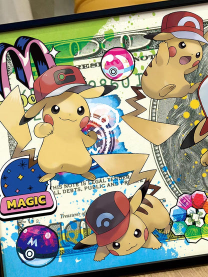 Starry Sky - Pokémon Dollar Bill 2.0 | 宝可梦美金版画 2.0