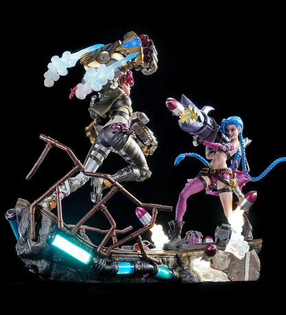 PureArts x RIOT - Licensed League of Legends Jinx & VI | 版权 英雄联盟 金克丝 & 蔚