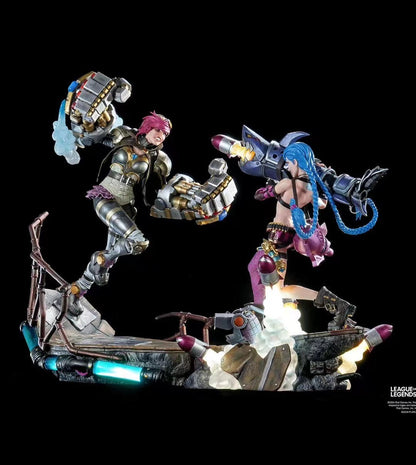 PureArts x RIOT - Licensed League of Legends Jinx & VI | 版权 英雄联盟 金克丝 & 蔚