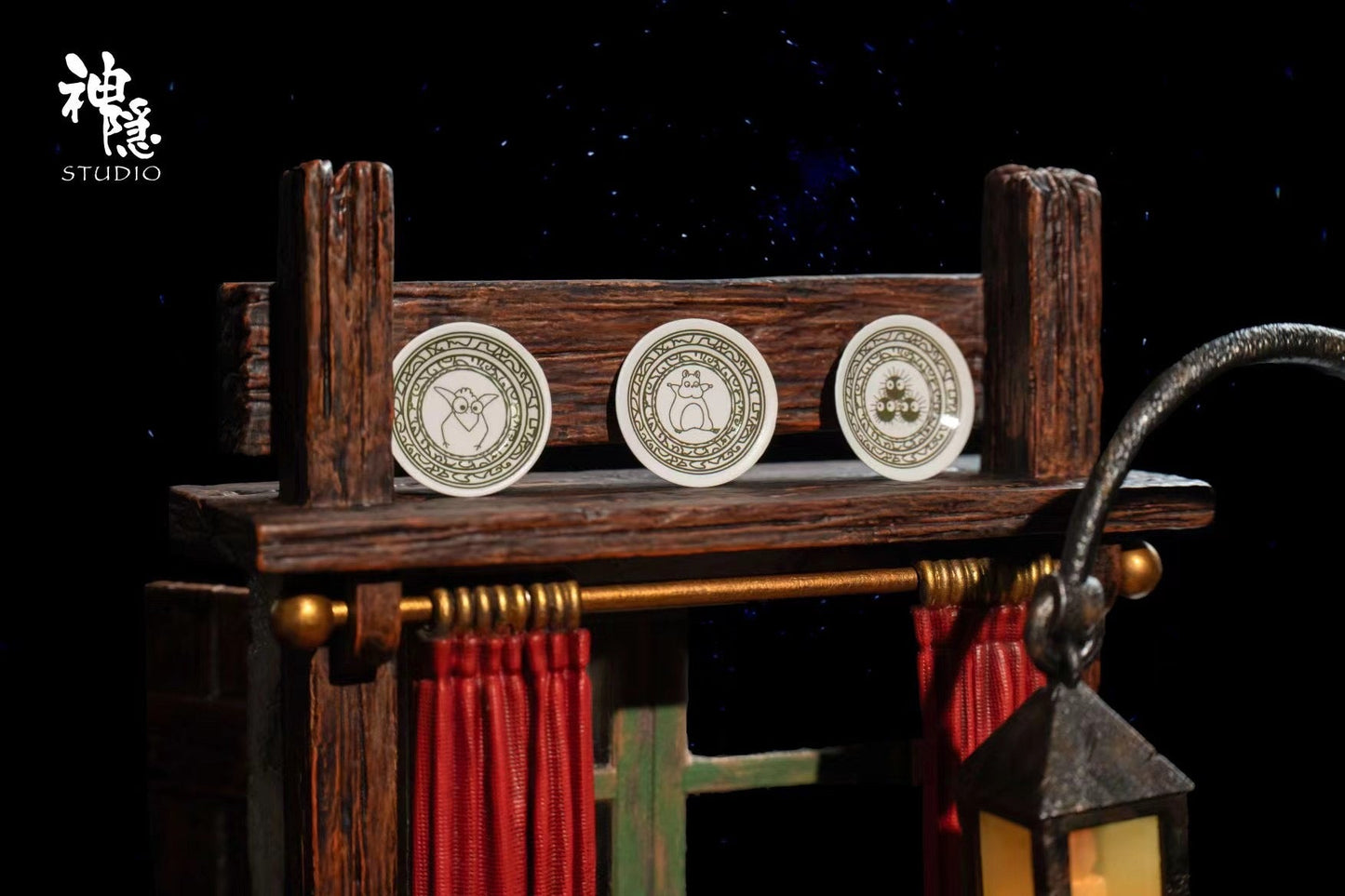 Shen Yin Studio - Spirited Away Candlelit Fabric (Silhouette Series) | 千与千寻烛夜织物 (剪影瞬间系列)