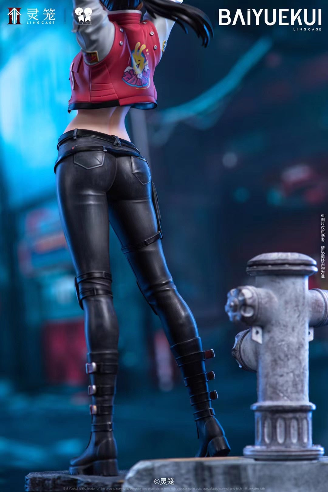 Ling Cage Studio - Licensed Ling Cage Bai Yue Kui (Biker outfit) | 版权 灵笼 白月魁 (机车服)