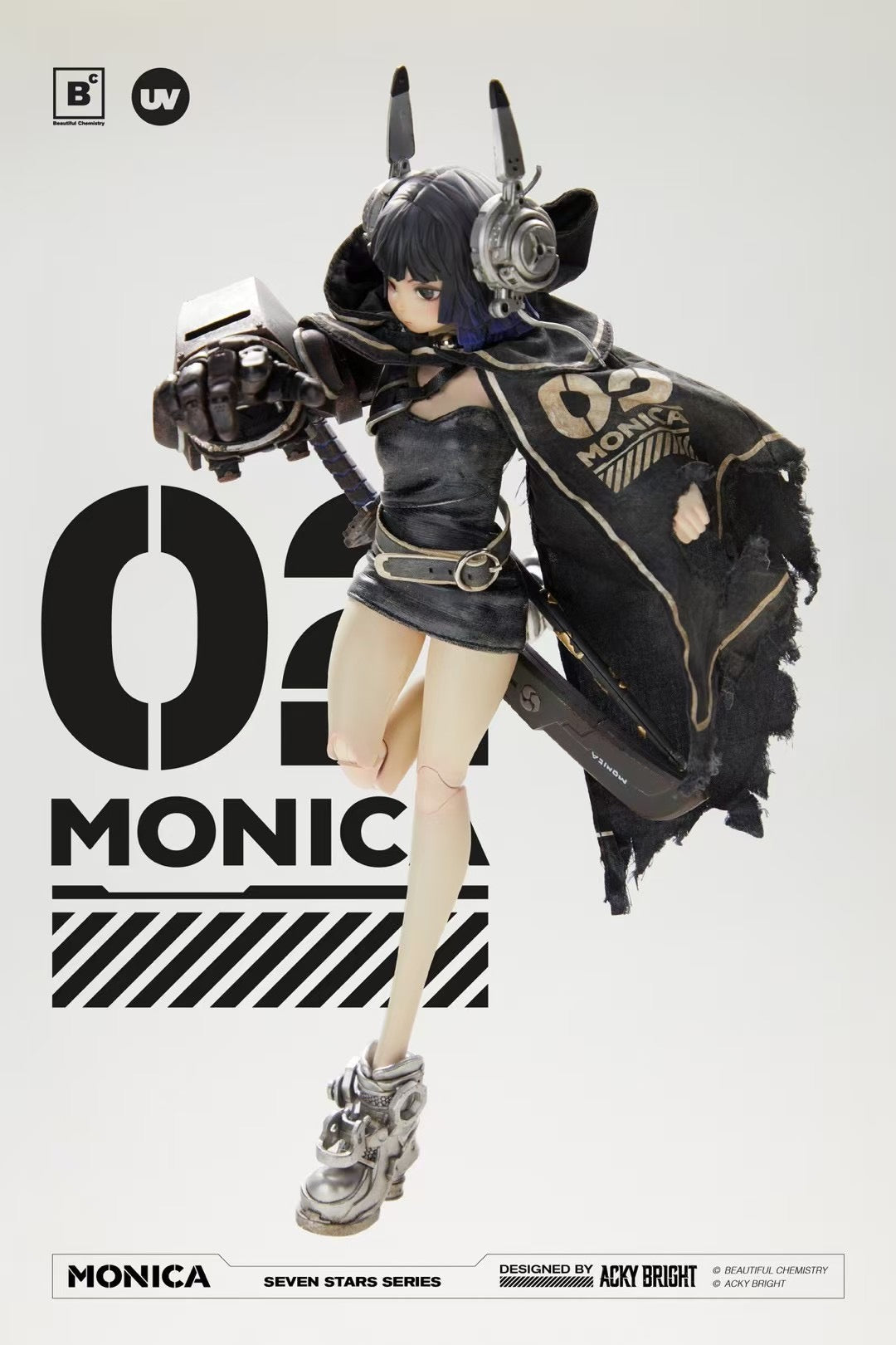 貴重プロモ 決意の聖賢セーニャ 【美品】 美しいケミストリー×アクキーブライト - No.02 モニカ（セブンスターズ