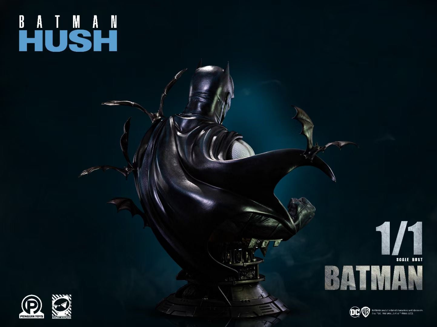 Limit x Penguin Toys - Licensed Batman 1/1 Bust | 版权 蝙蝠俠 1/1 胸像