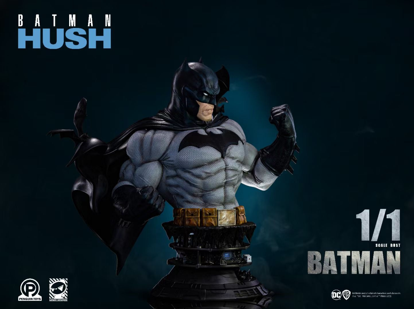 Limit x Penguin Toys - Licensed Batman 1/1 Bust | 版权 蝙蝠俠 1/1 胸像