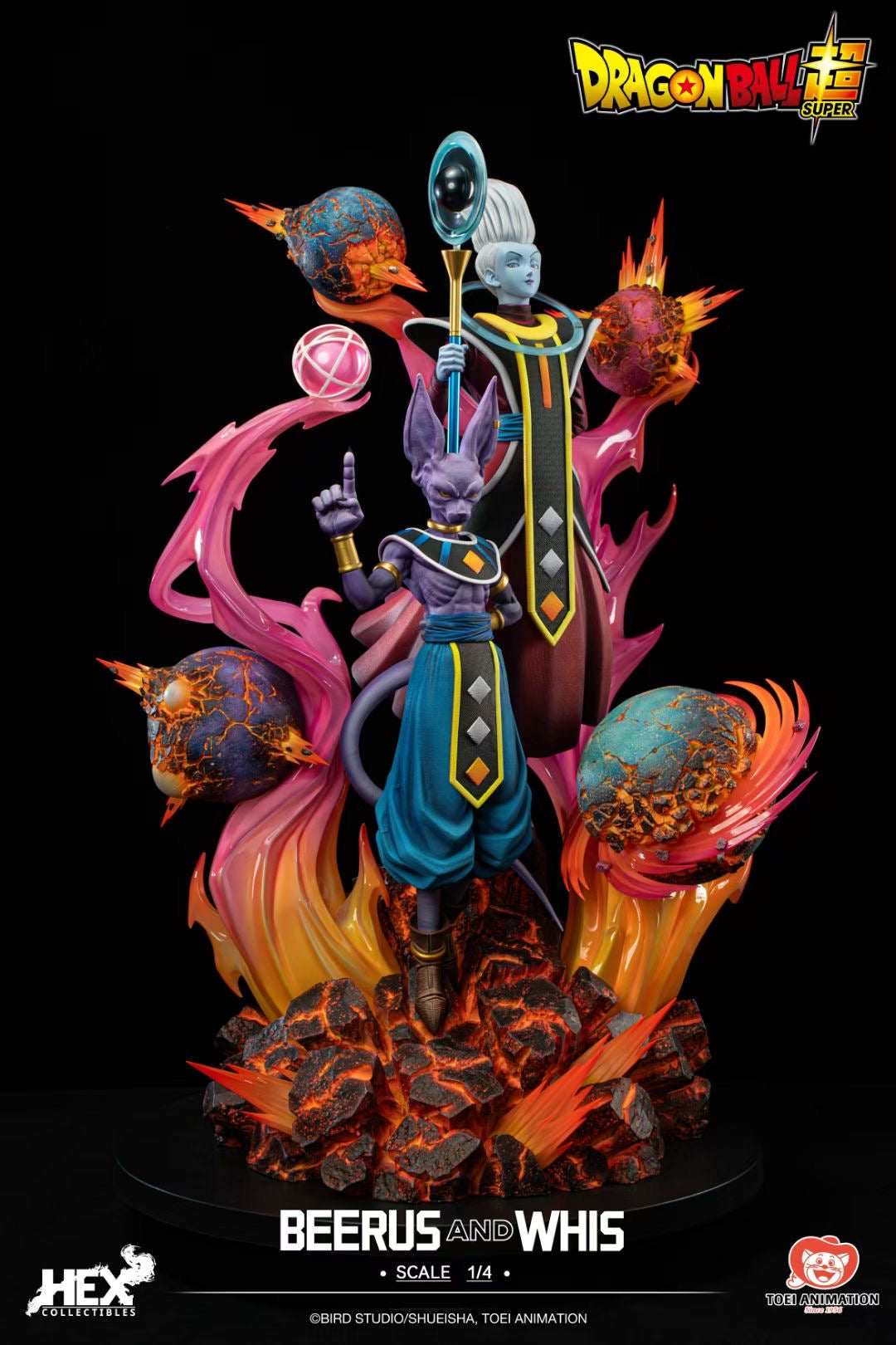 HEX Collectibles x TOEI Animation - Licensed Beerus & Whis | 版权 比鲁斯 & 维斯