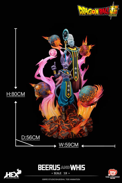 HEX Collectibles x TOEI Animation - Licensed Beerus & Whis | 版权 比鲁斯 & 维斯