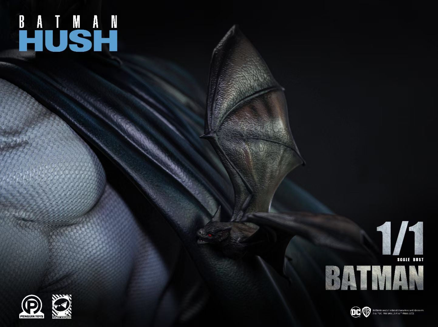 Limit x Penguin Toys - Licensed Batman 1/1 Bust | 版权 蝙蝠俠 1/1 胸像