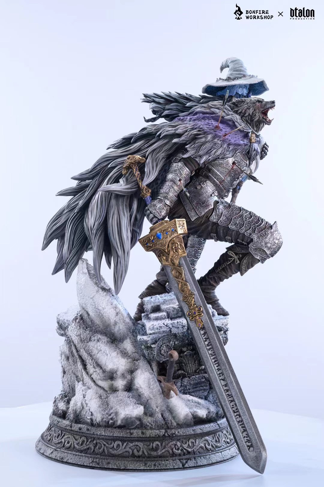 Bonfire x Dtalon Studio - Elden Ring Wolf and Lunar Princess | 艾尔登法环 狼与月之公主