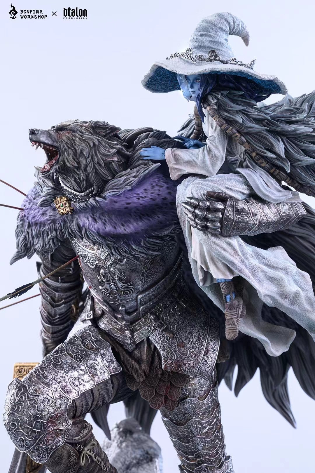 Bonfire x Dtalon Studio - Elden Ring Wolf and Lunar Princess | 艾尔登法环 狼与月之公主