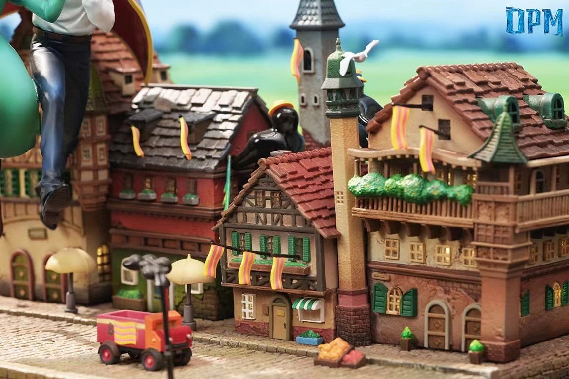 OPM Studio - Howl’s Moving Castle Sophie and Howl's Aerial Stroll (Desktop Scene) | 哈尔的移动城堡 苏菲与哈尔空中漫步 (桌面小场景)