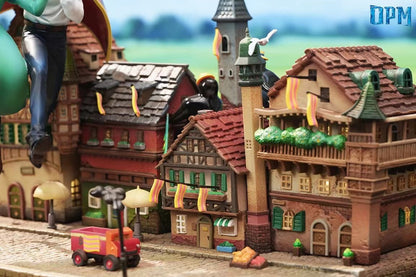 OPM Studio - Howl’s Moving Castle Sophie and Howl's Aerial Stroll (Desktop Scene) | 哈尔的移动城堡 苏菲与哈尔空中漫步 (桌面小场景)