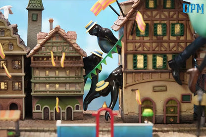 OPM Studio - Howl’s Moving Castle Sophie and Howl's Aerial Stroll (Desktop Scene) | 哈尔的移动城堡 苏菲与哈尔空中漫步 (桌面小场景)