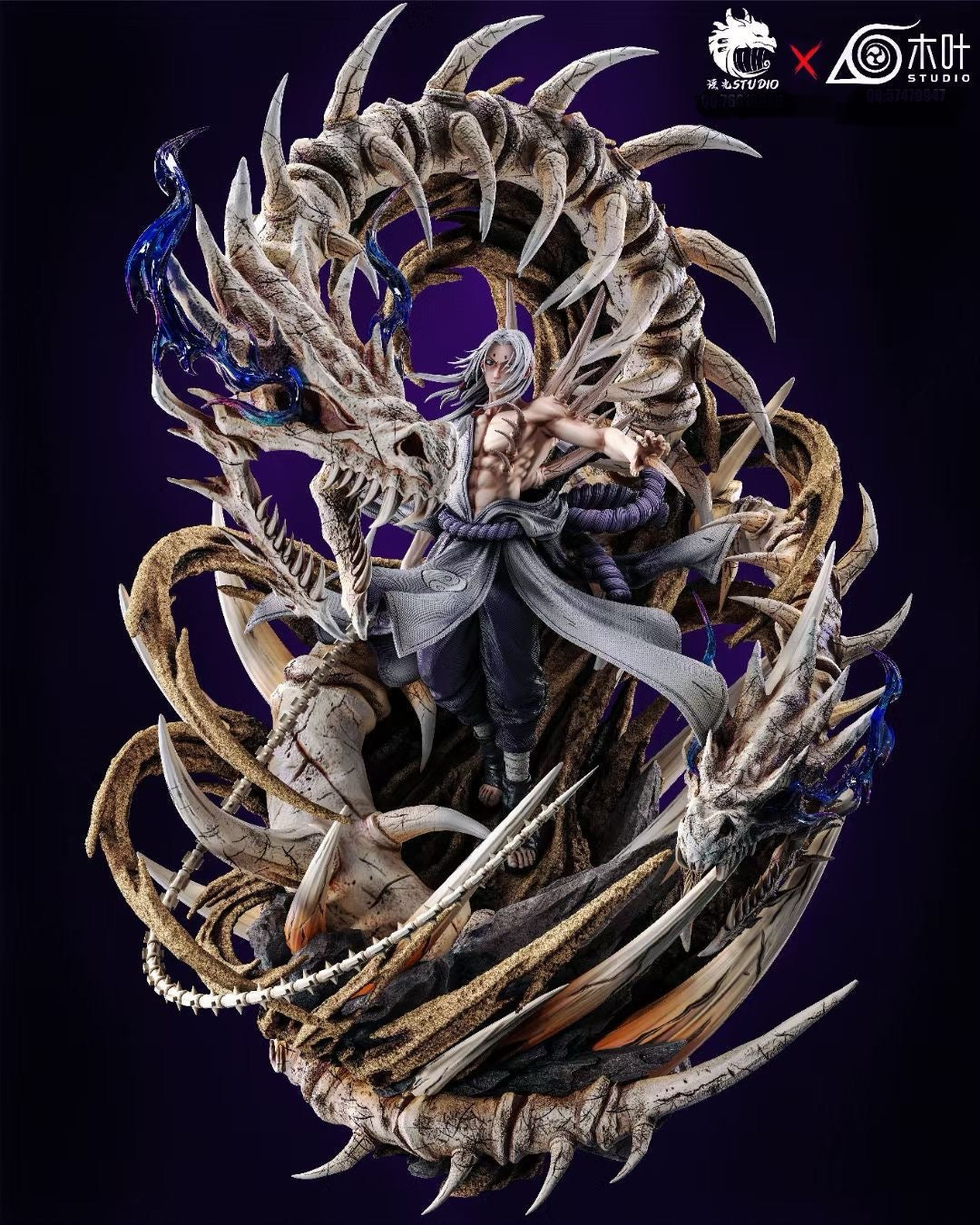 Mu Ye x Yao Guang - Kimimaro Cursed Seal of Earth | 君麻吕 尸骨脉·早‮之蕨‬舞