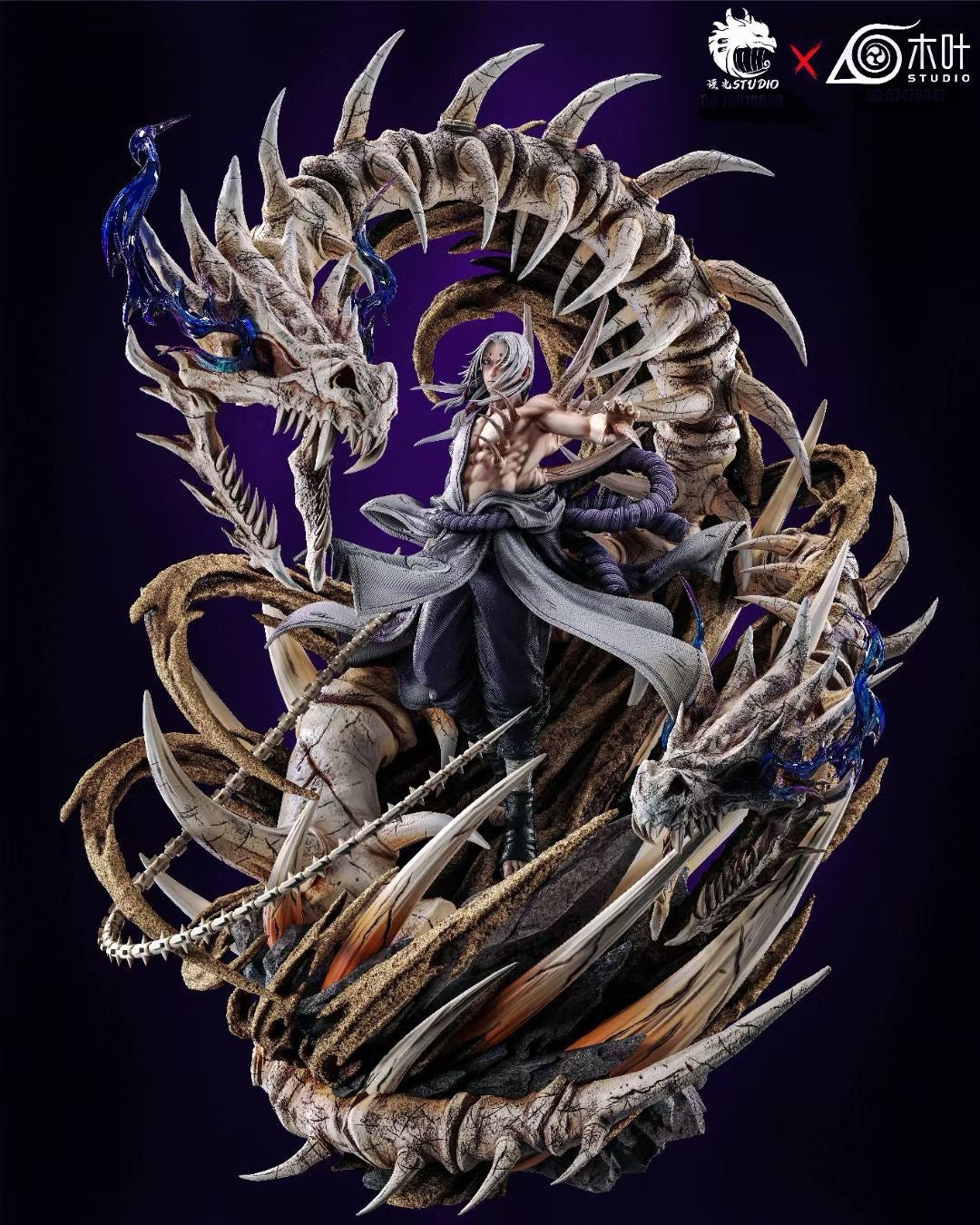 Mu Ye x Yao Guang - Kimimaro Cursed Seal of Earth | 君麻吕 尸骨脉·早‮之蕨‬舞