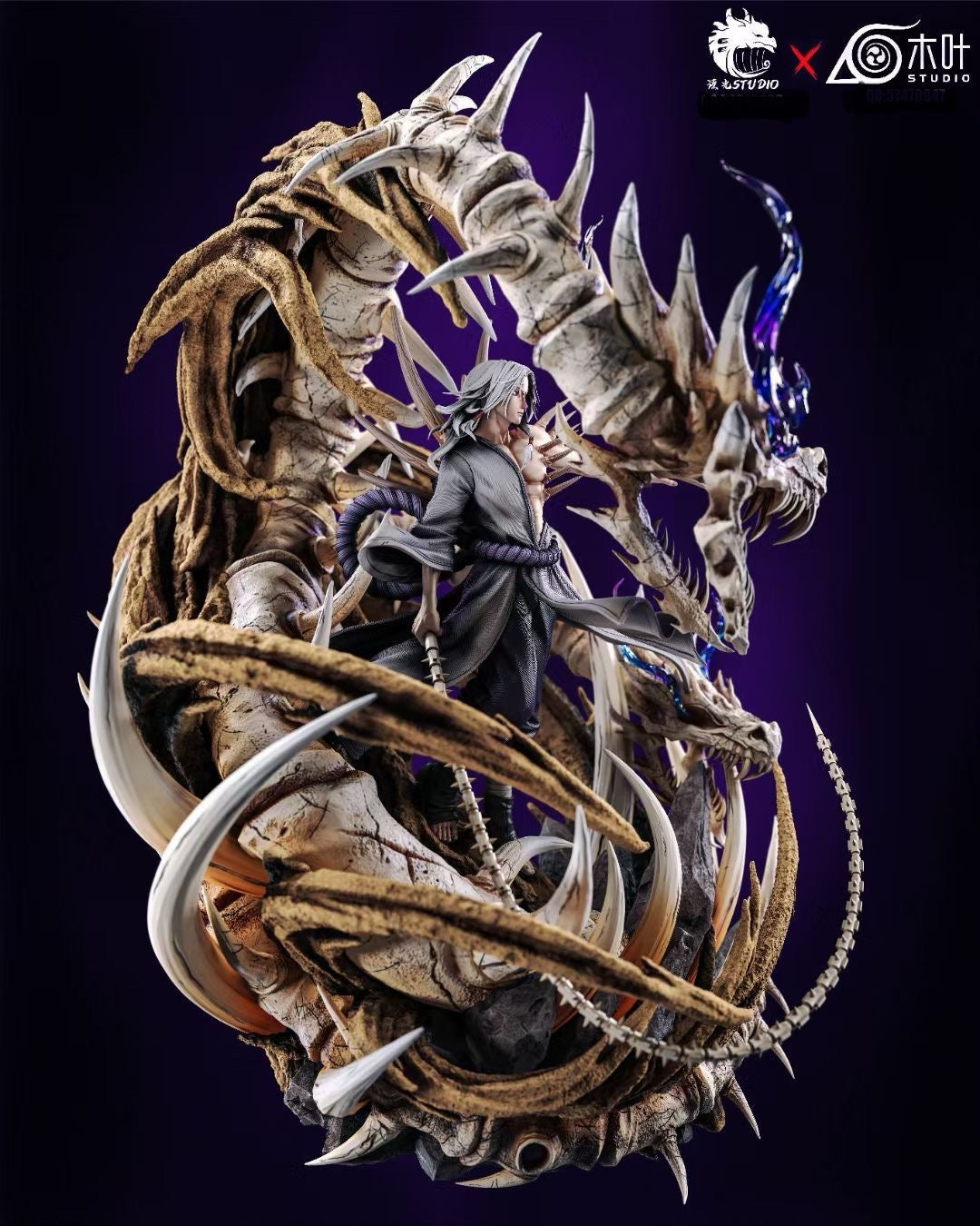 Mu Ye x Yao Guang - Kimimaro Cursed Seal of Earth | 君麻吕 尸骨脉·早‮之蕨‬舞