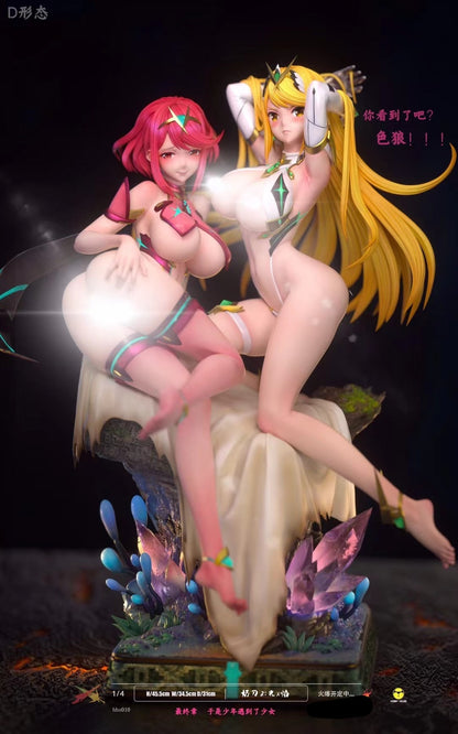 HobbyHouse Studio - Xenoblade Chronicles Pyra & Mythra | 异度之刃 焰 & 光