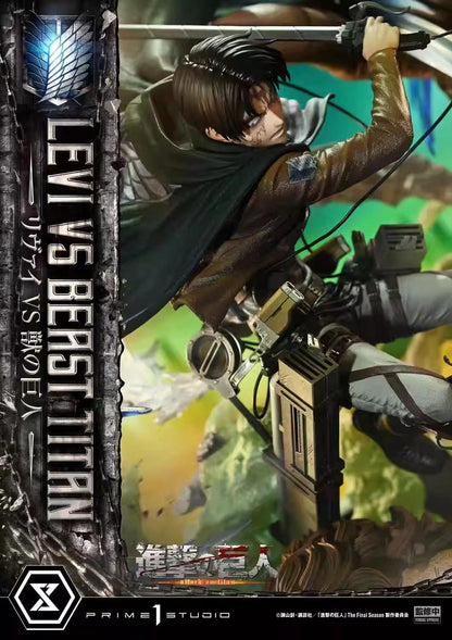 Prime1Studio - Levi Ackerman vs Beast Titan | 利威尔·阿克曼 vs 兽之巨人